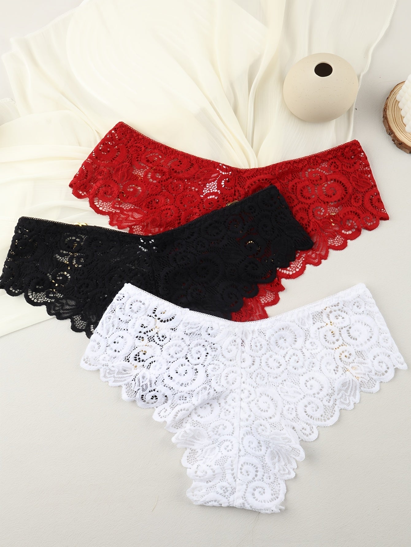 Low waist sexy lace underwear